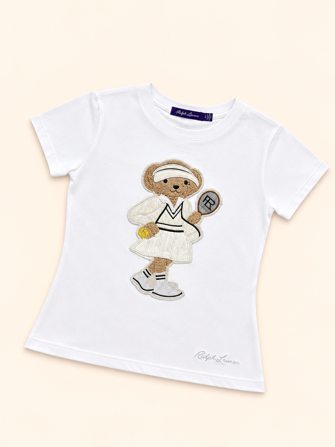 CAMISA POLO BLANCA OSO BLANCO