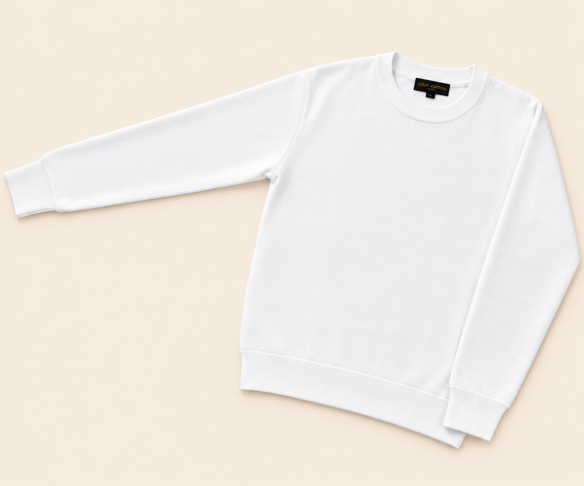 BUZO LV BLANCO COMPLETO