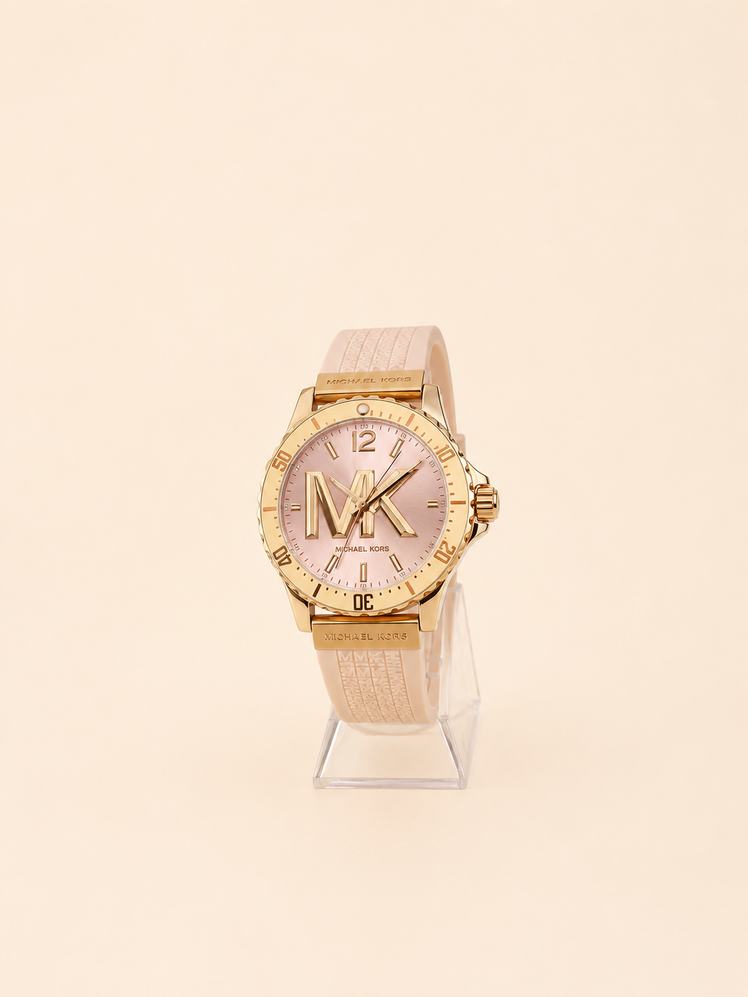 RELOJ MK ROSADO ORO ROSA NÚMEROS