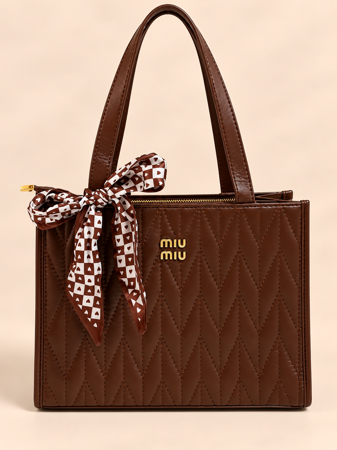 BOLSO DE MANO MIU MIU CAFÉ