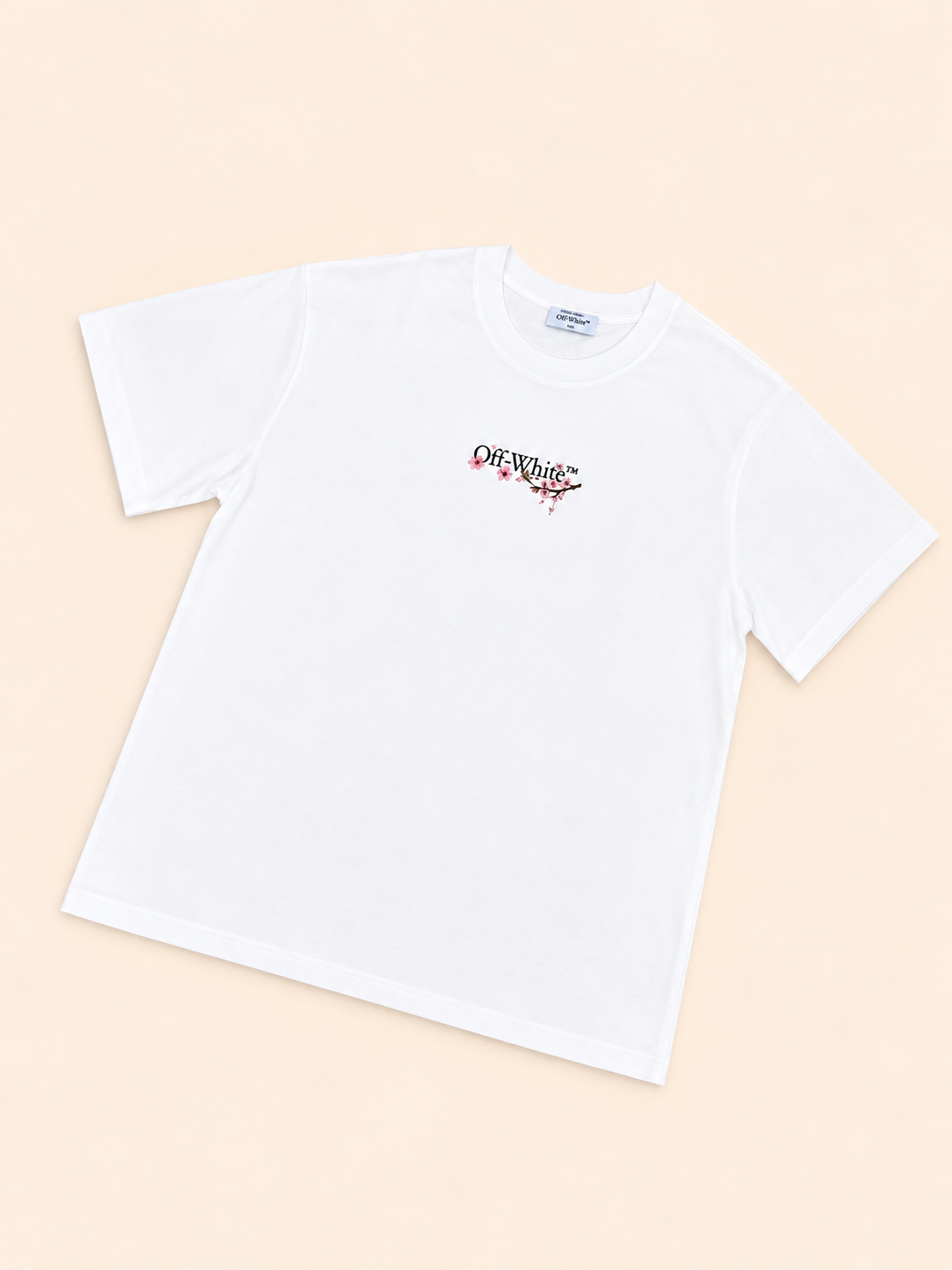 BLUSON OFF WHITE BLANCO FLOR