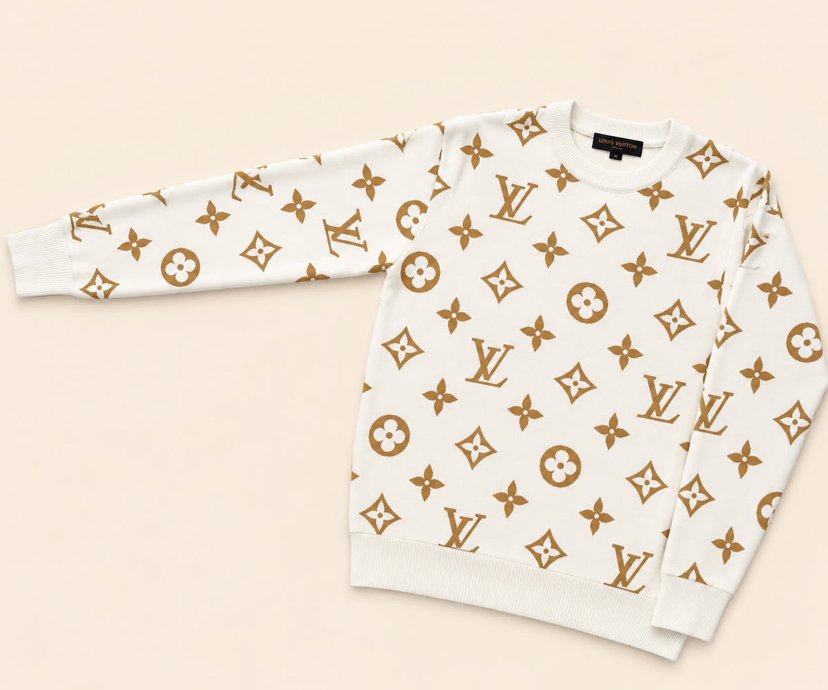 BUZO LV BLANCO LETRAS