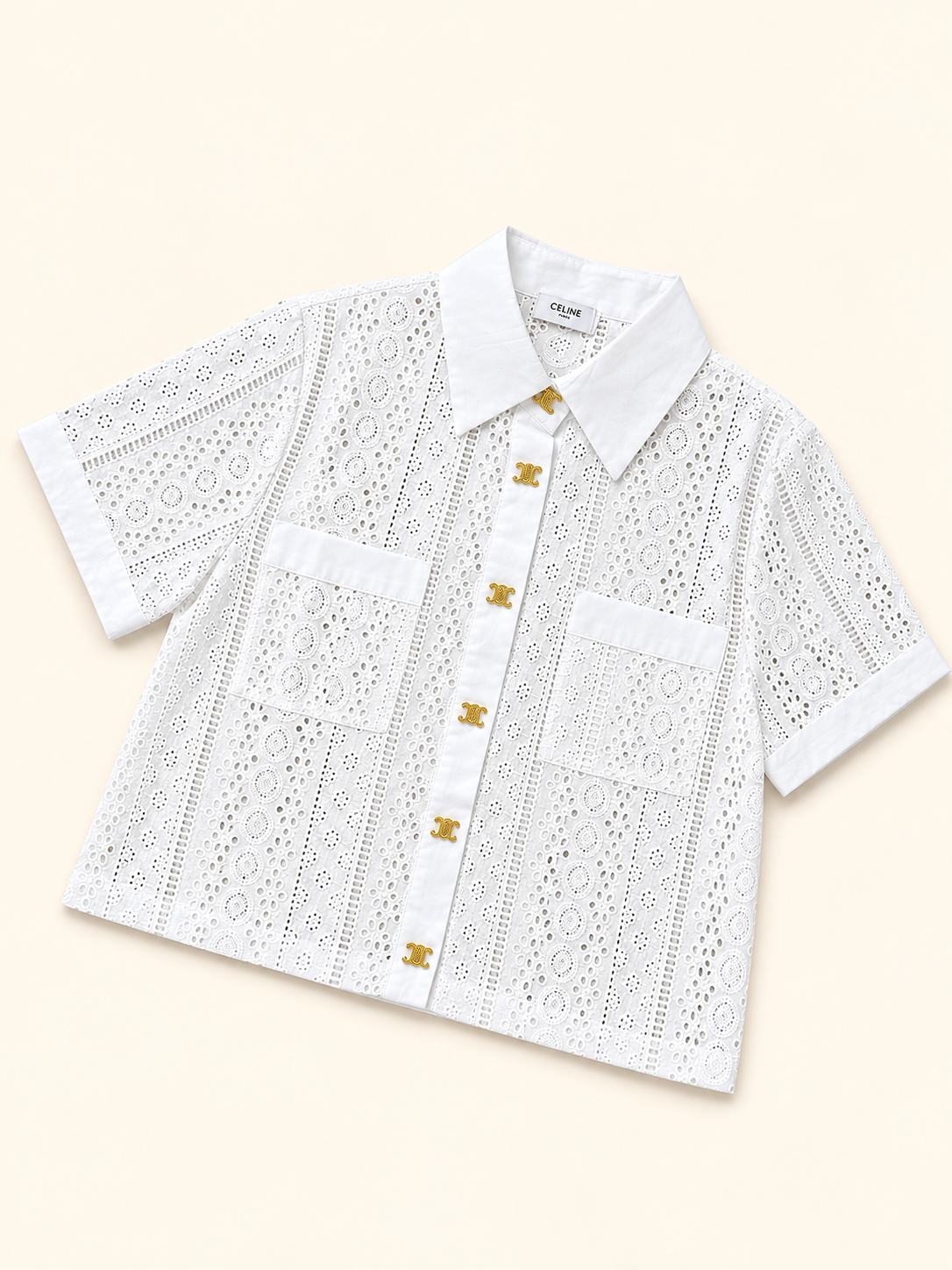 CAMISA CELINE BLANCA