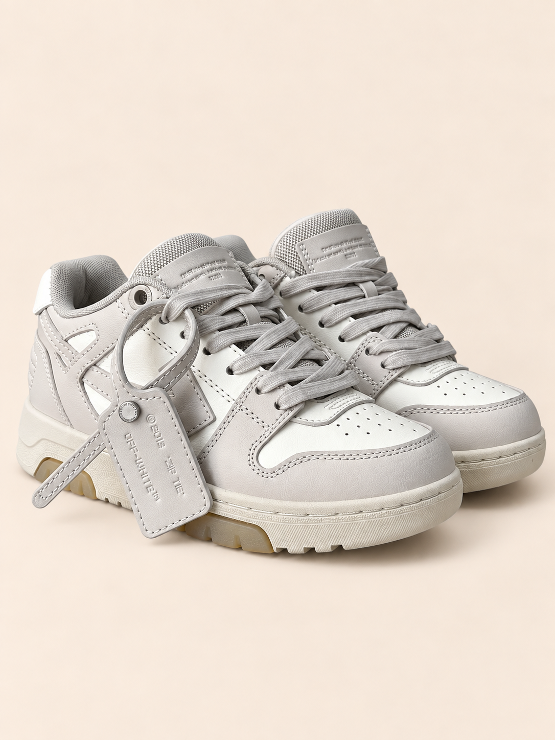 ZAPATOS OFF WHITE MORADO PASTEL