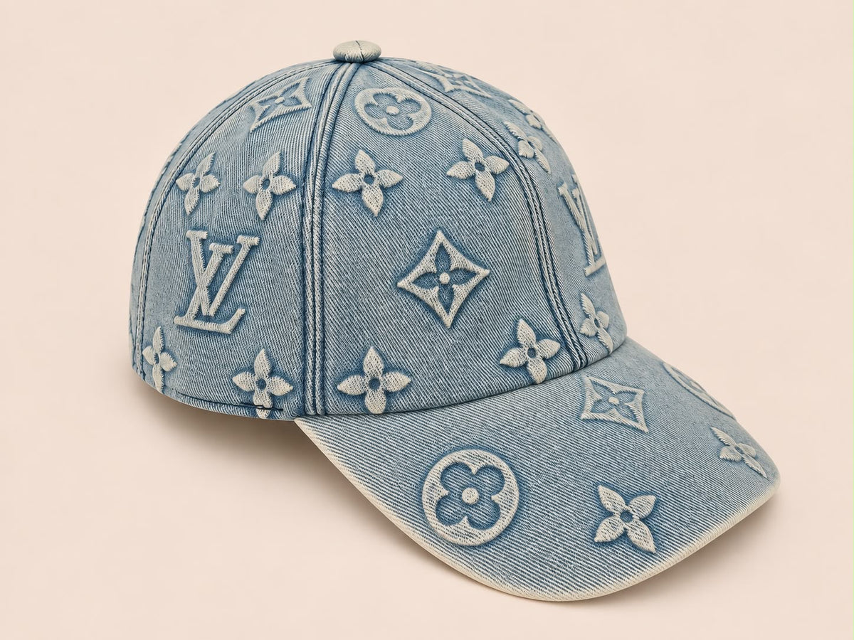 GORRA LV AZUL CLARO