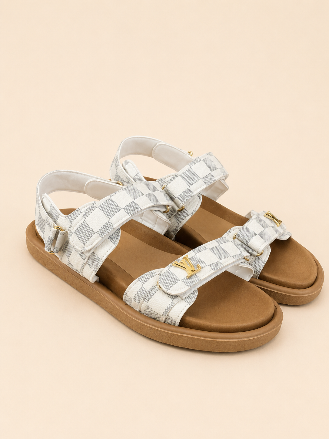 CHANCLAS LV BLANCAS