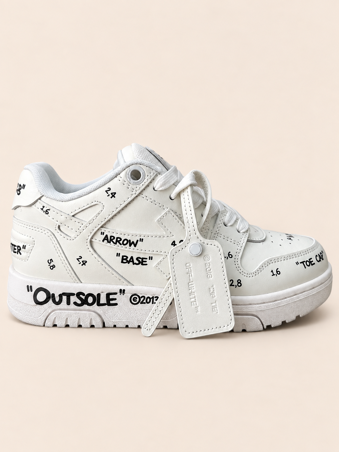 ZAPATOS OFF WHITE BLANCOS