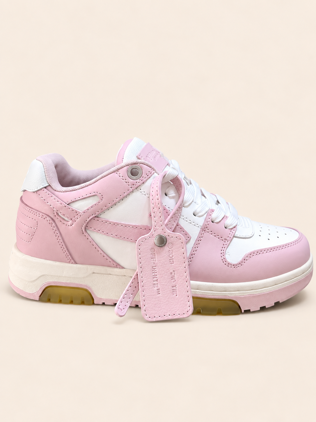 ZAPATOS OFF WHITE ROSADOS CLARO