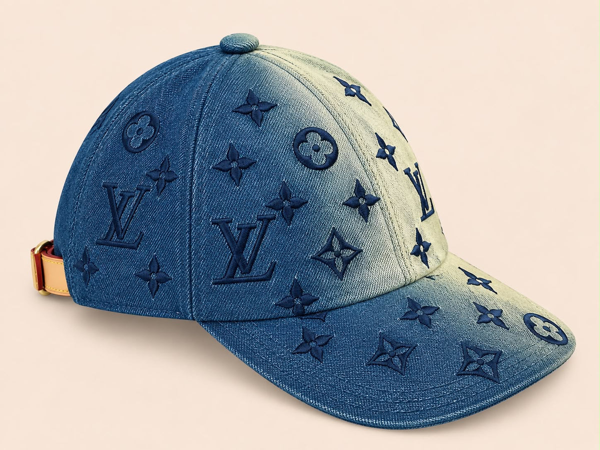 GORRA LV AZUL OSCURO CLARO
