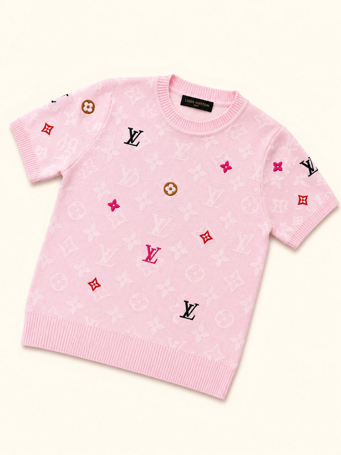 CAMISA LV ROSADA COLORES