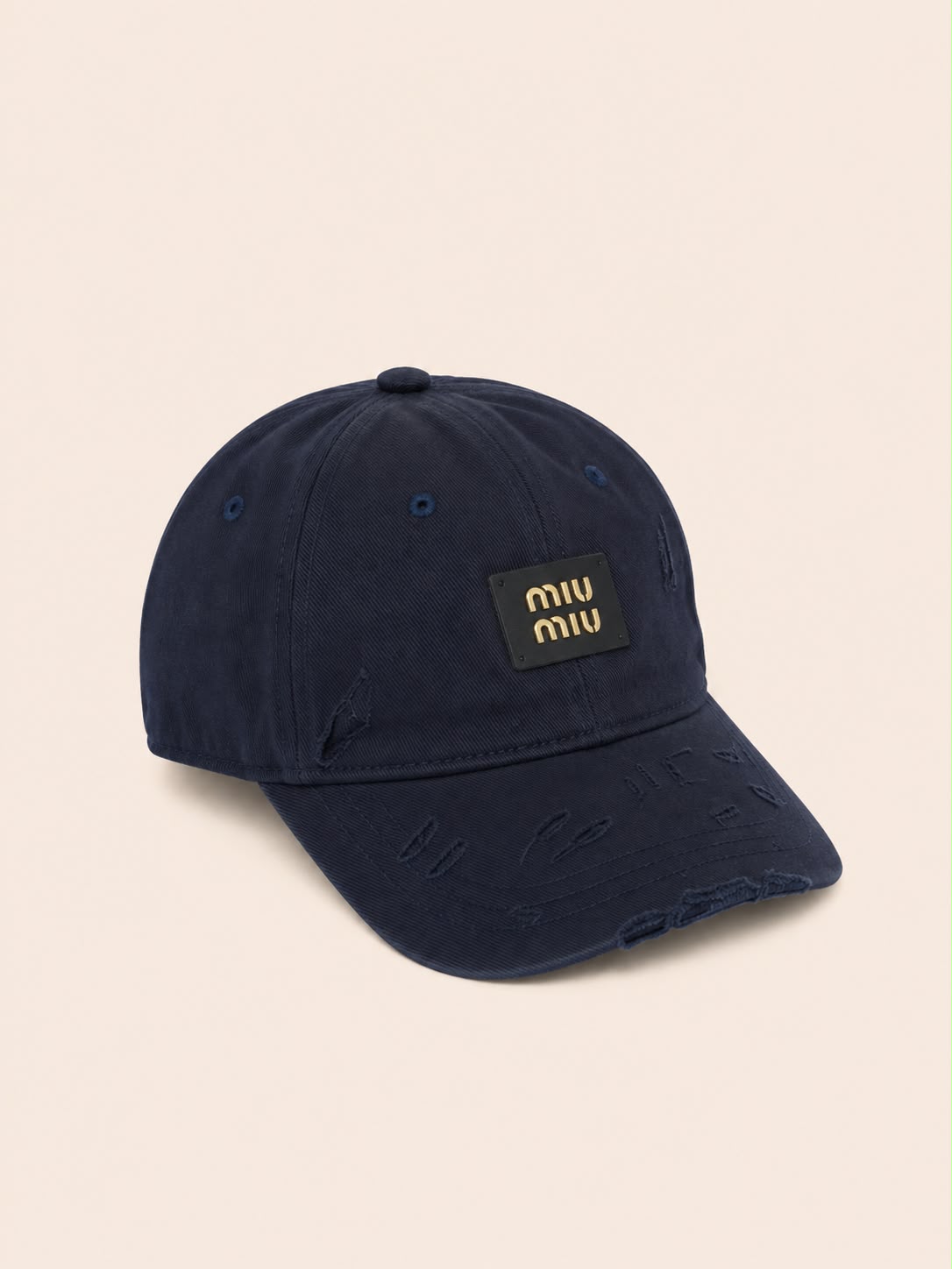 GORRA MIU MIU AZUL OSCURO