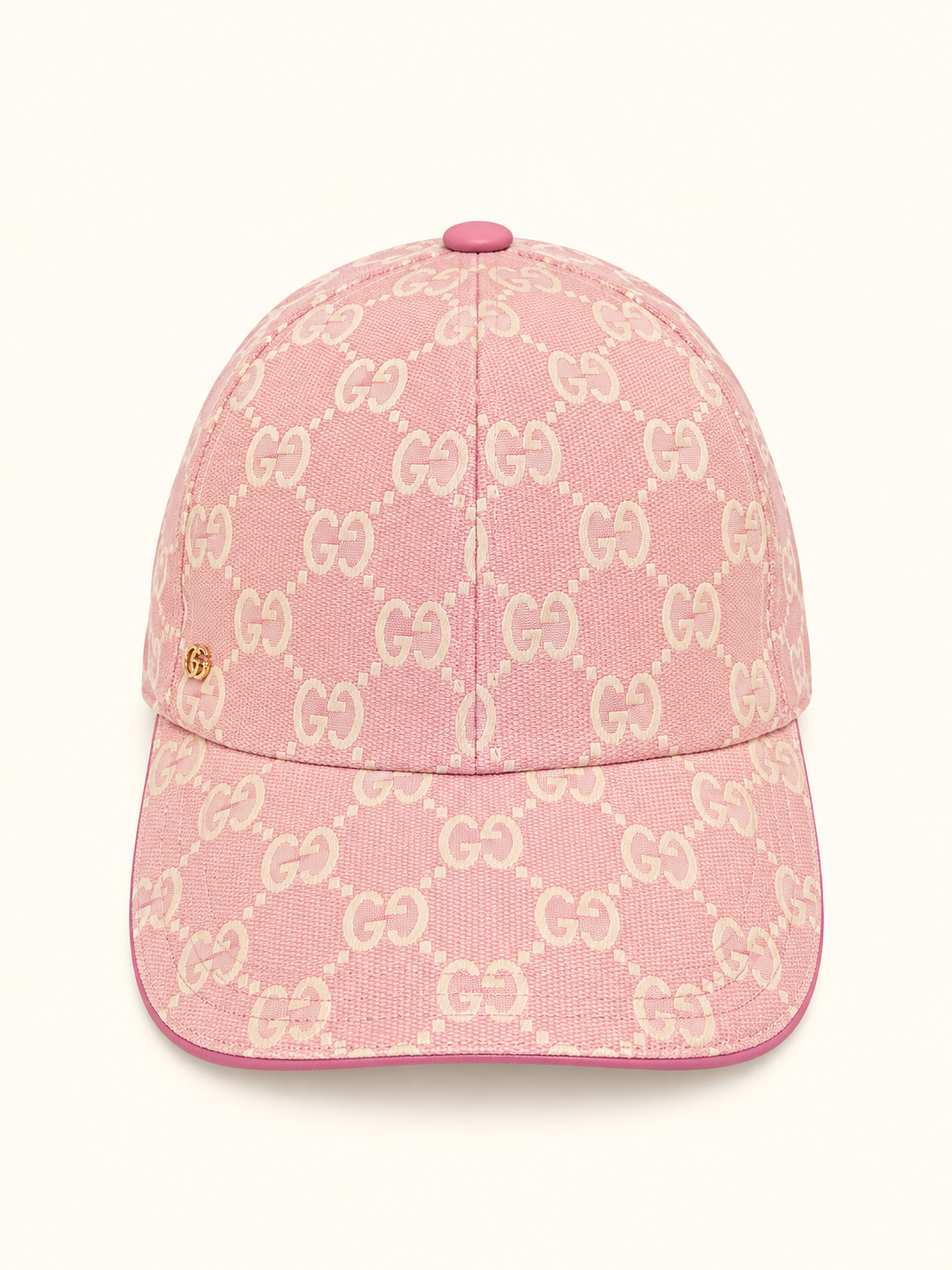GORRA GUCCI ROSADA DORADA
