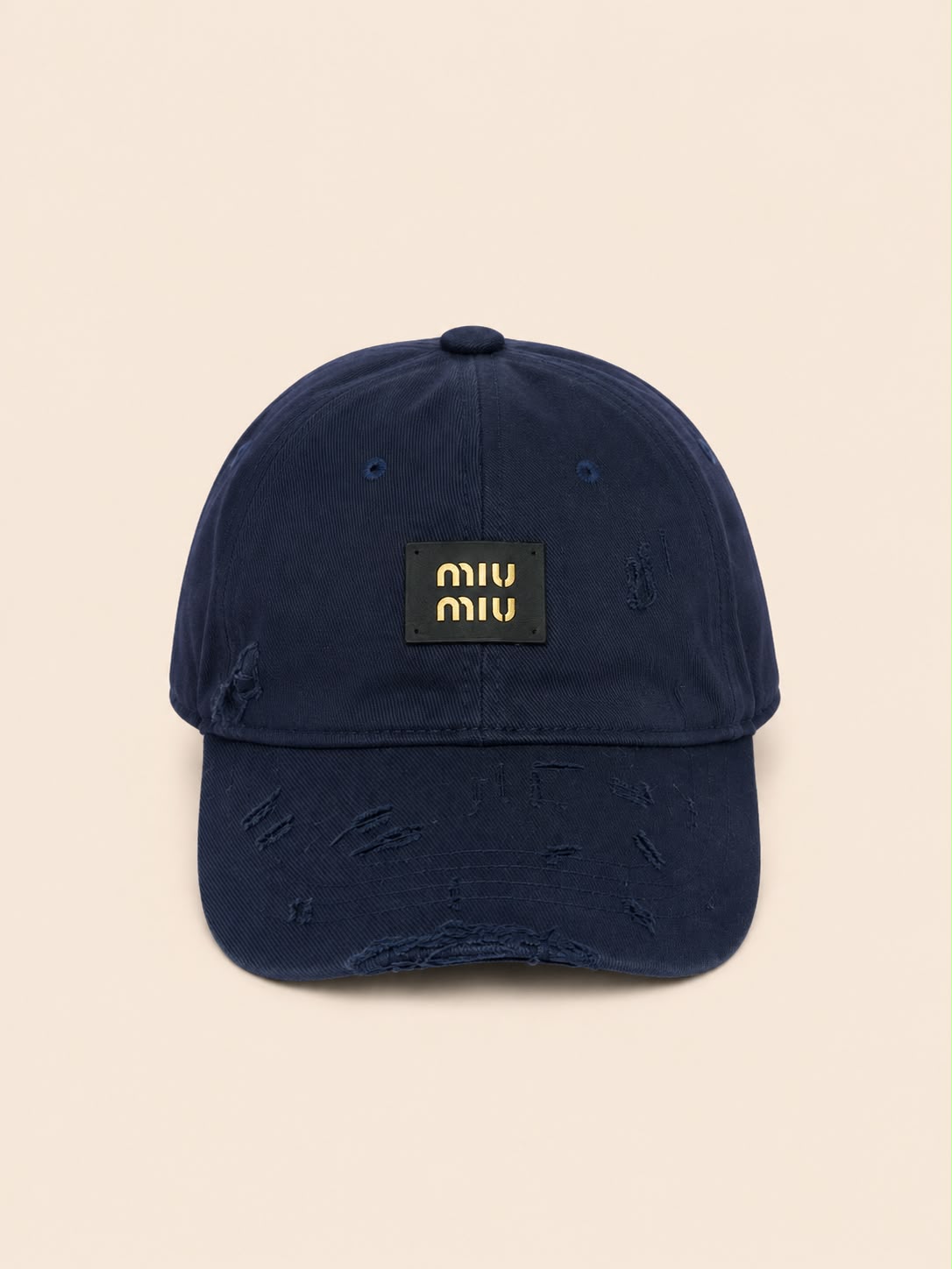 GORRA MIU MIU AZUL OSCURO