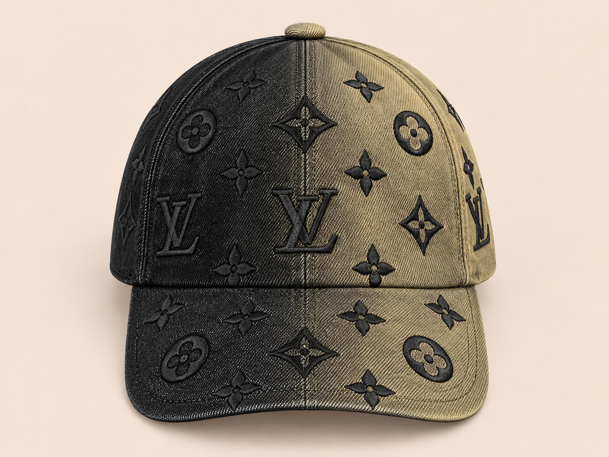 GORRA LV NEGRA CAFÉ