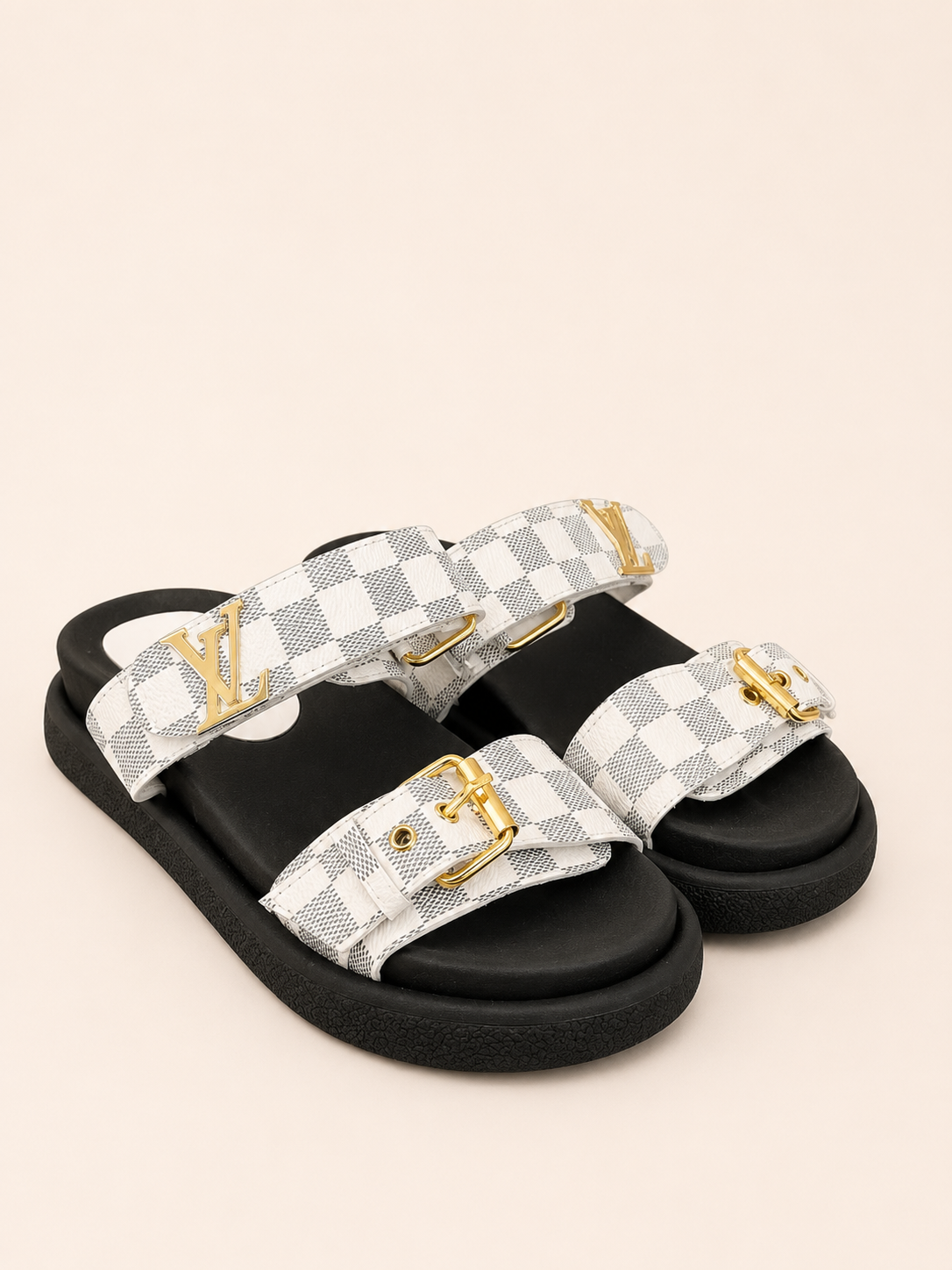 CHANCLAS LV BLANCAS T