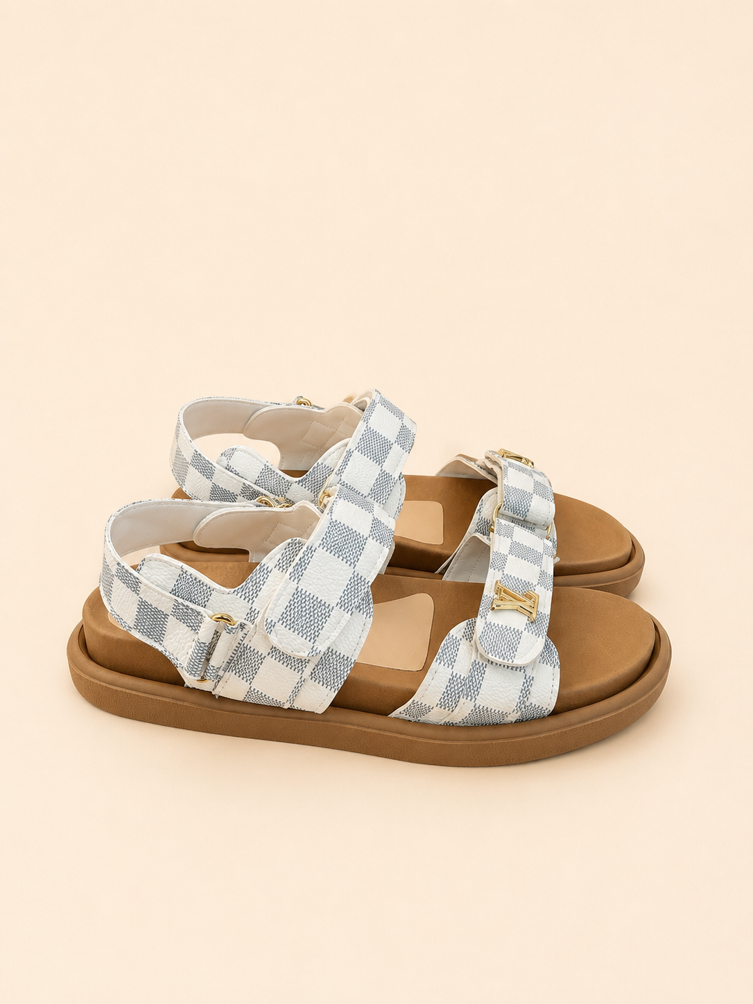 CHANCLAS LV BLANCAS