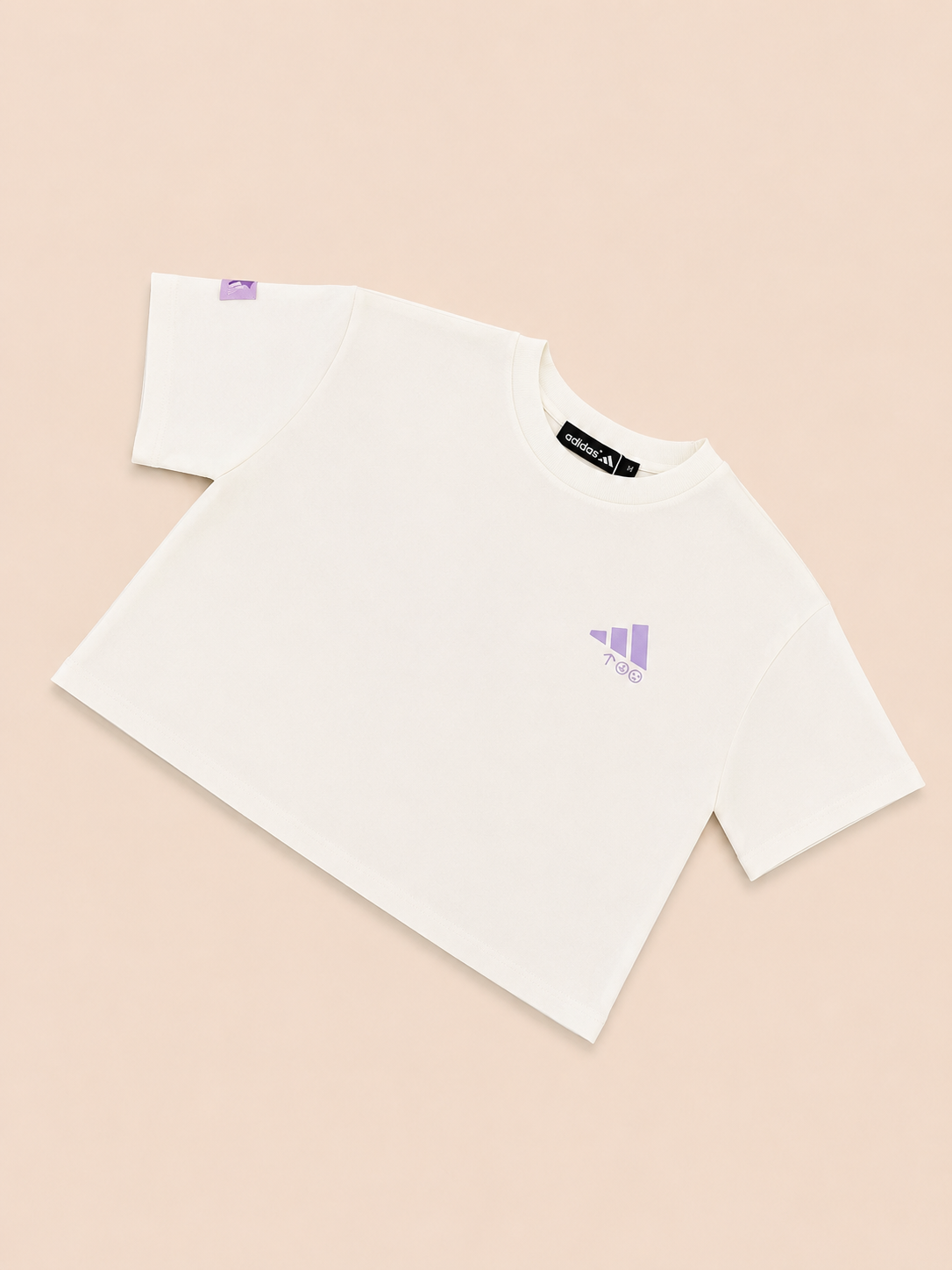 CAMISA ADIDAS BLANCA MORADA
