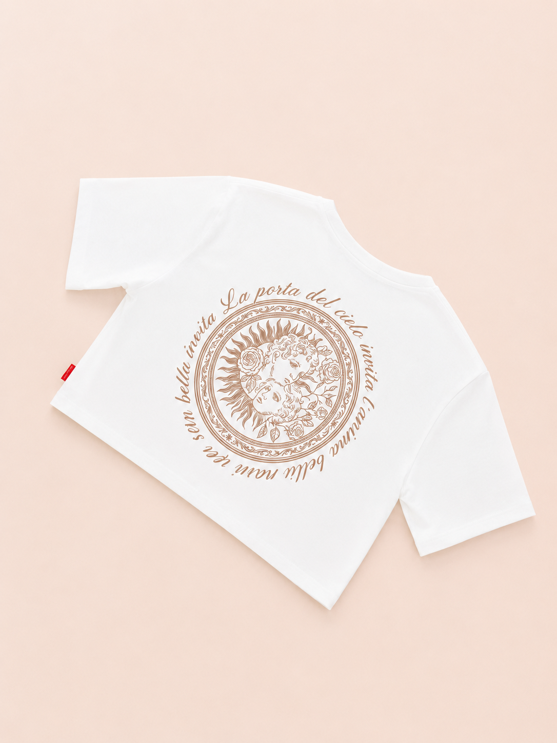 CAMISA CLEMONT BLANCA ANGEL ROSA