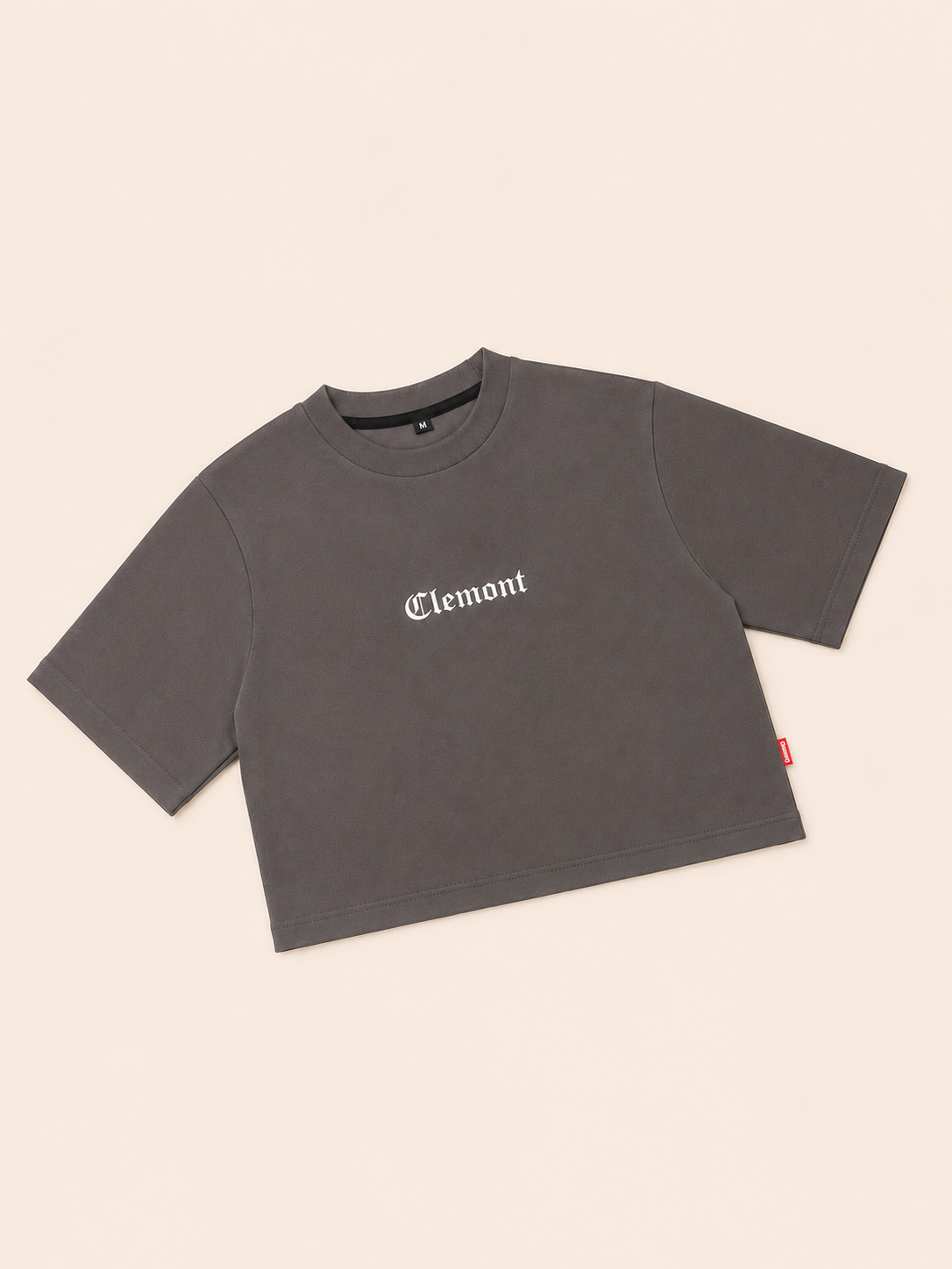 CAMISA CLEMONT GRIS OSCURO ANGEL LETRERO