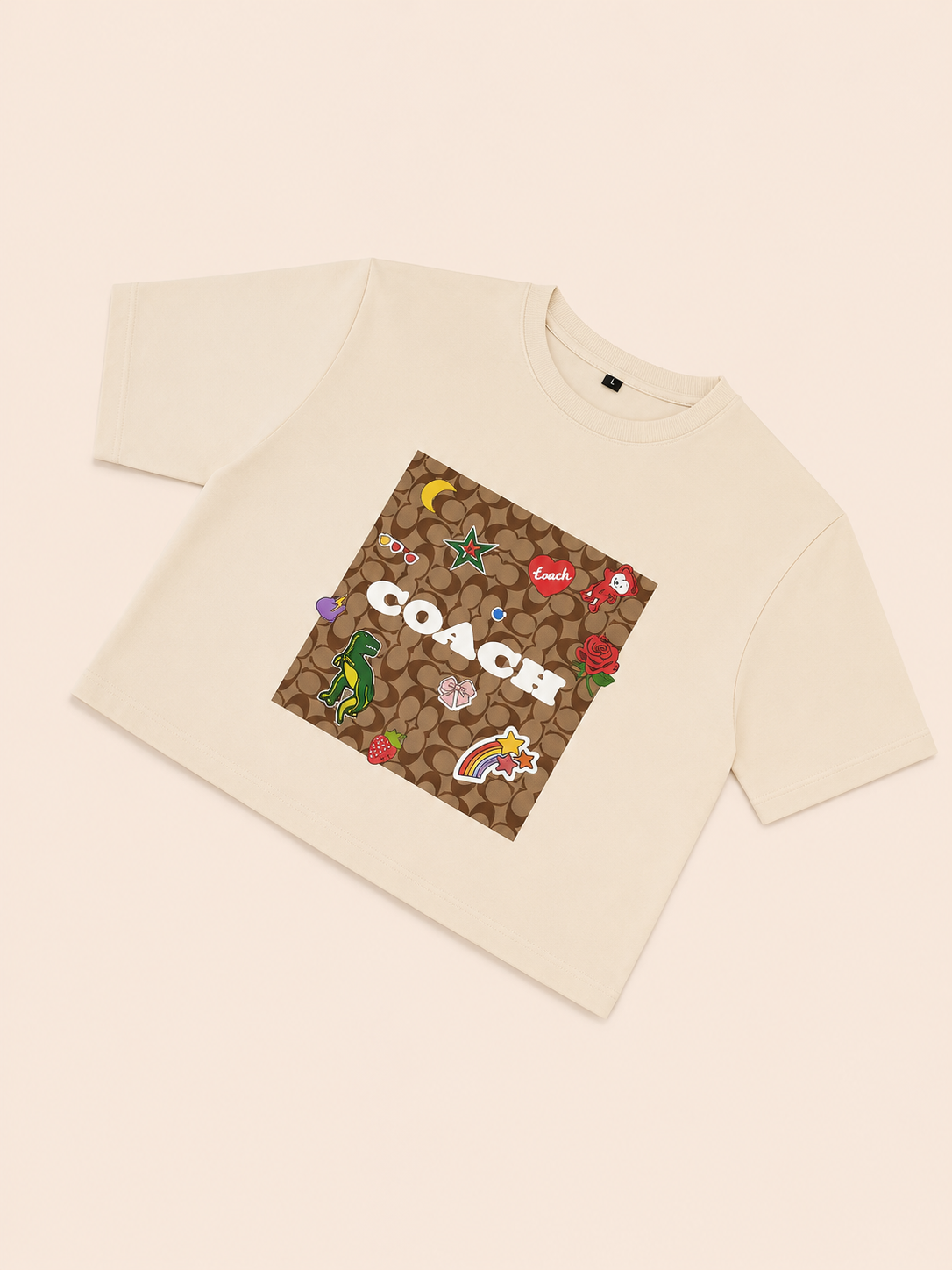 CAMISA COACH BEIGE
