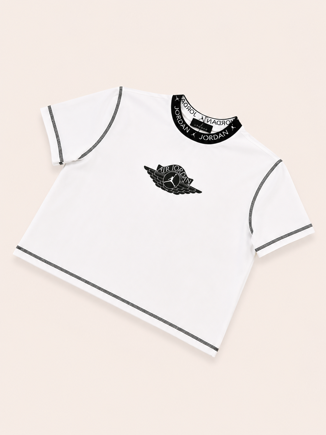 CAMISA JORDAN BLANCA CUELLO