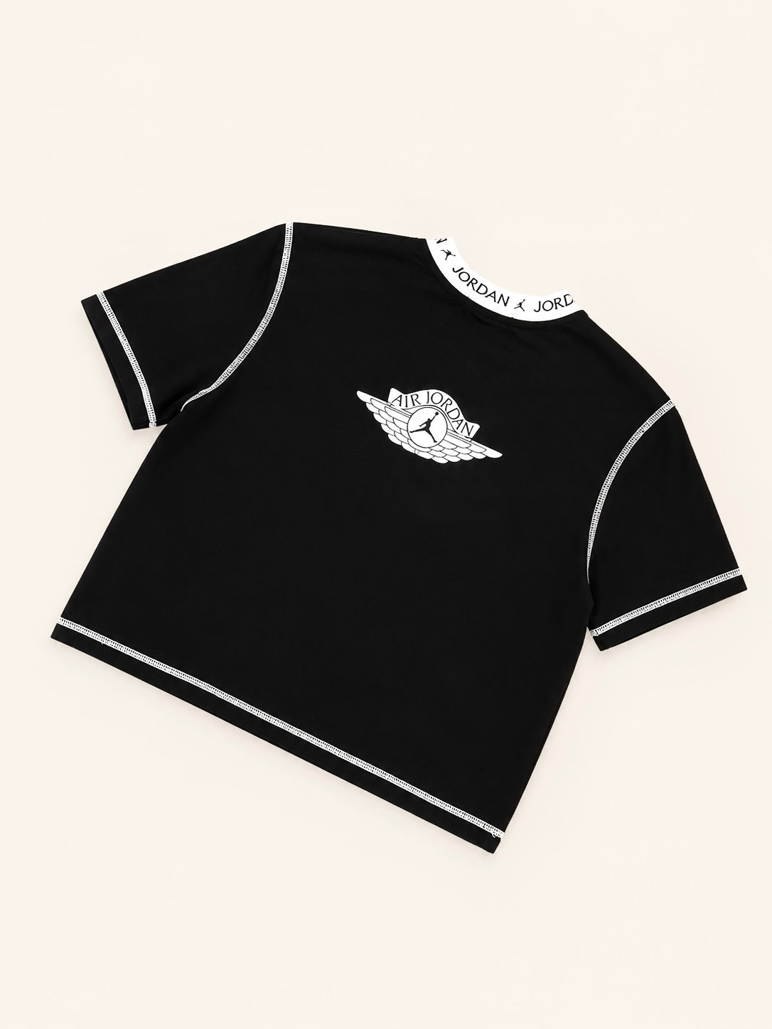 CAMISA JORDAN NEGRA CUELLO