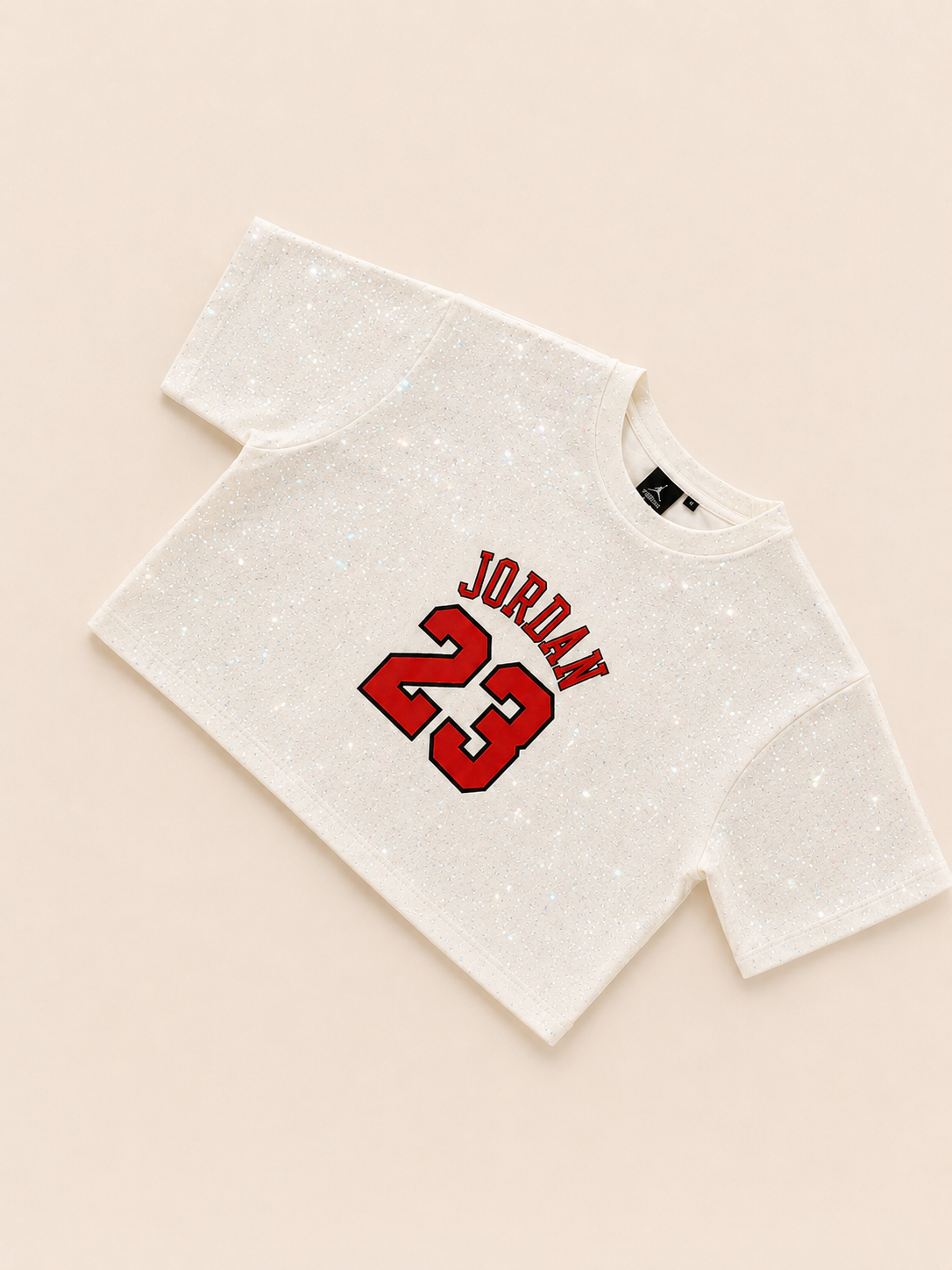 CAMISA JORDAN BLANCA BRILLOS