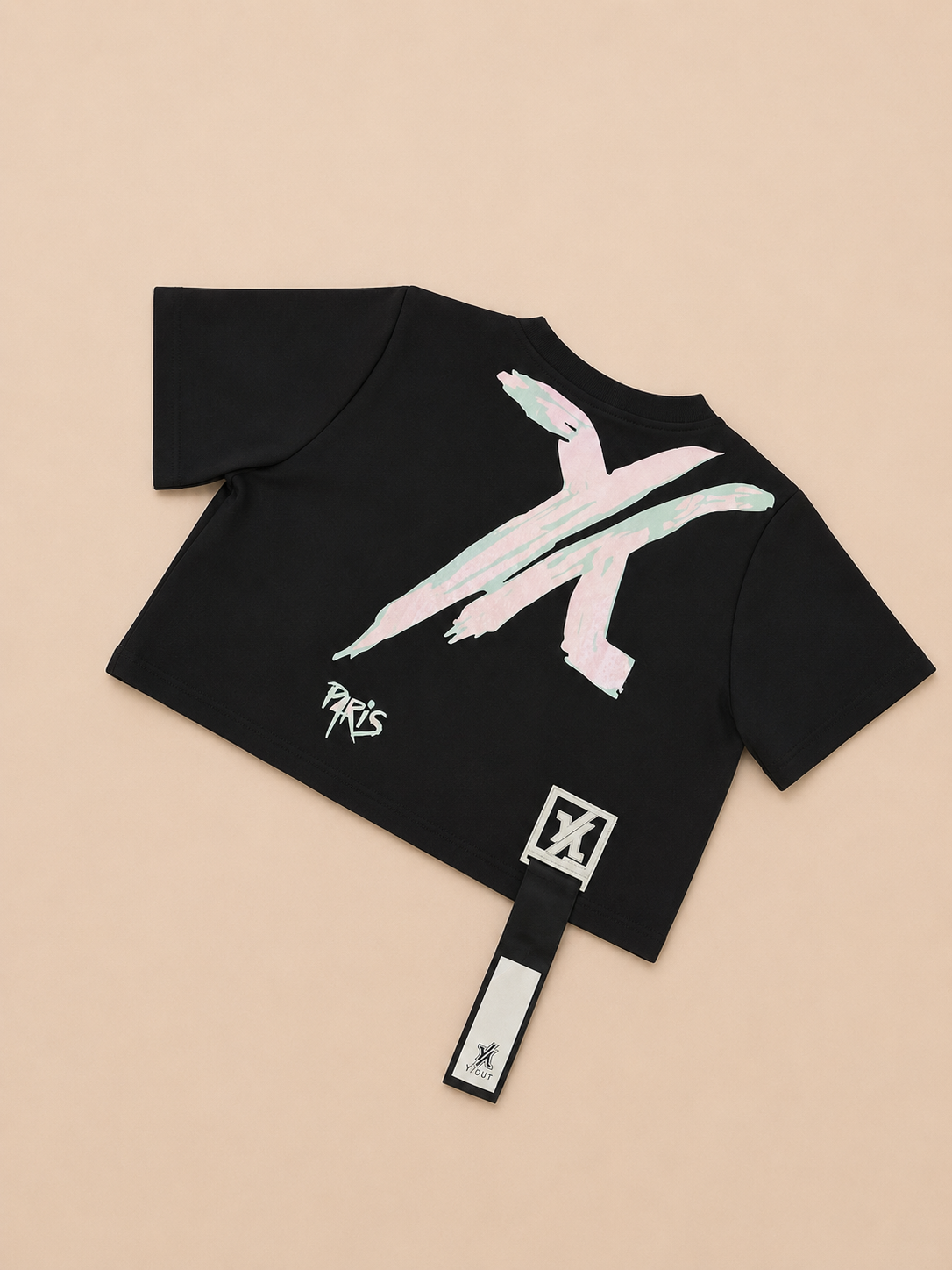 CAMISA Y/OUT NEGRA Y ROSADA