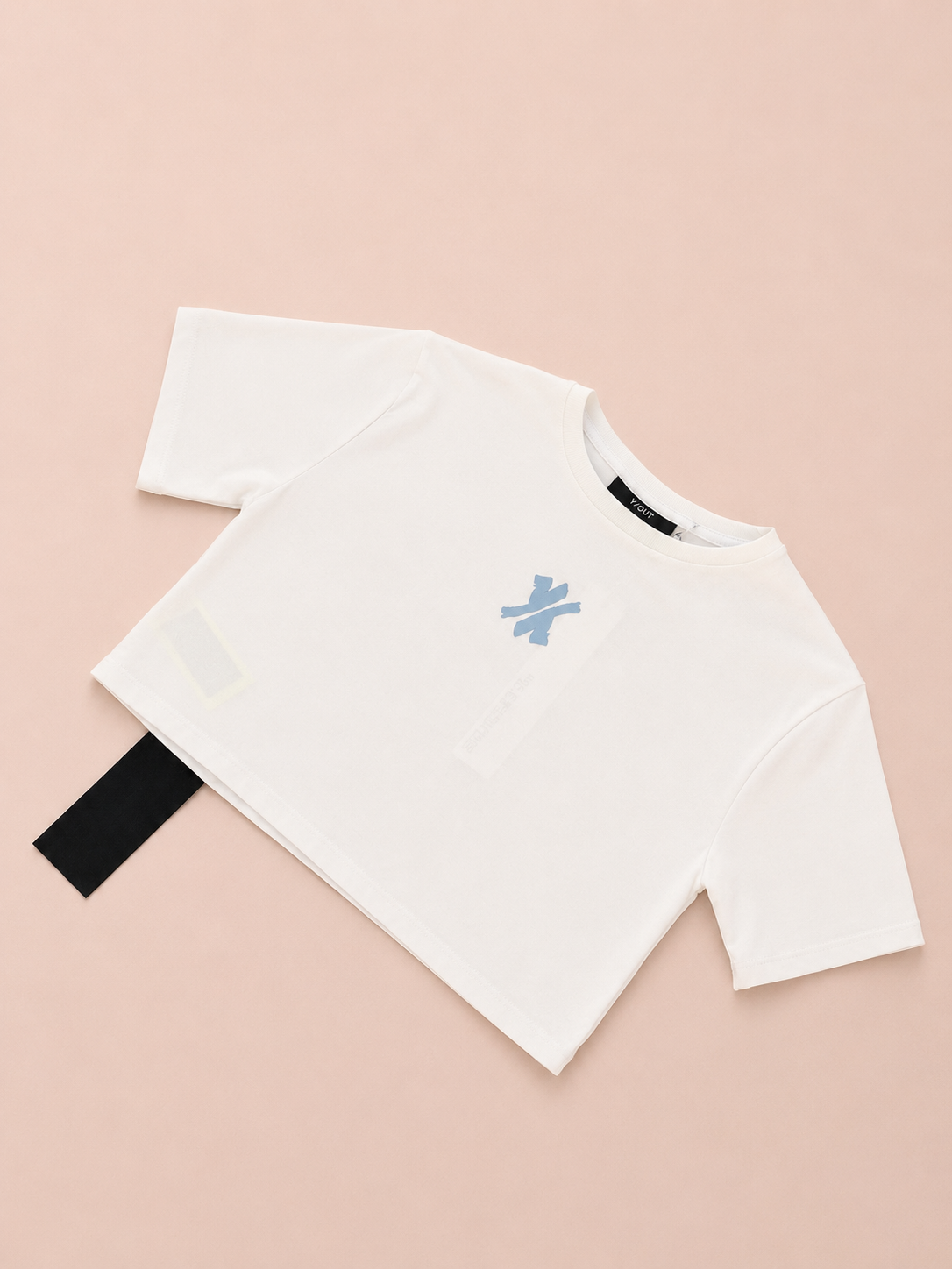 CAMISA Y/OUT BLANCA Y AZUL