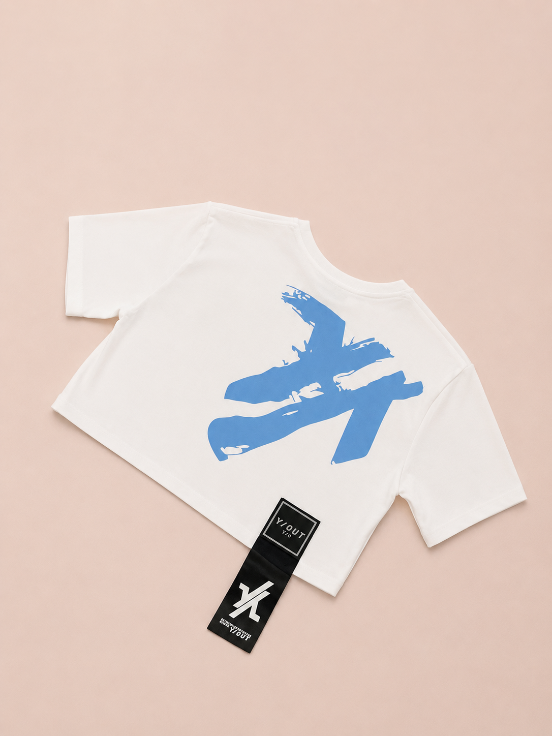 CAMISA Y/OUT BLANCA Y AZUL