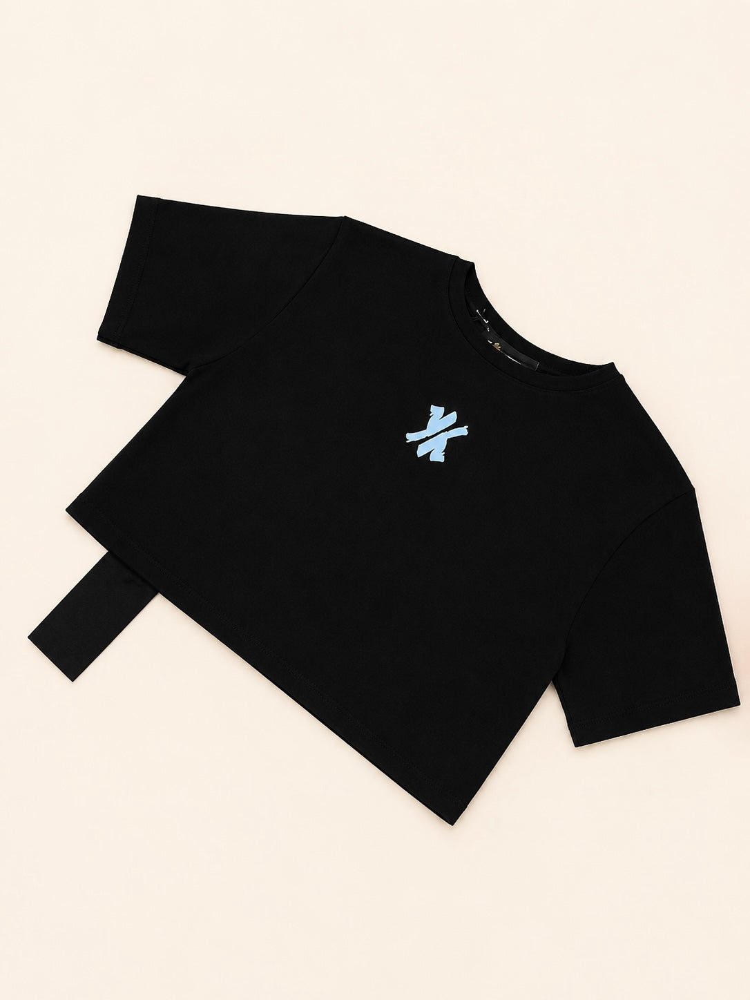 CAMISA Y/OUT NEGRA Y AZUL