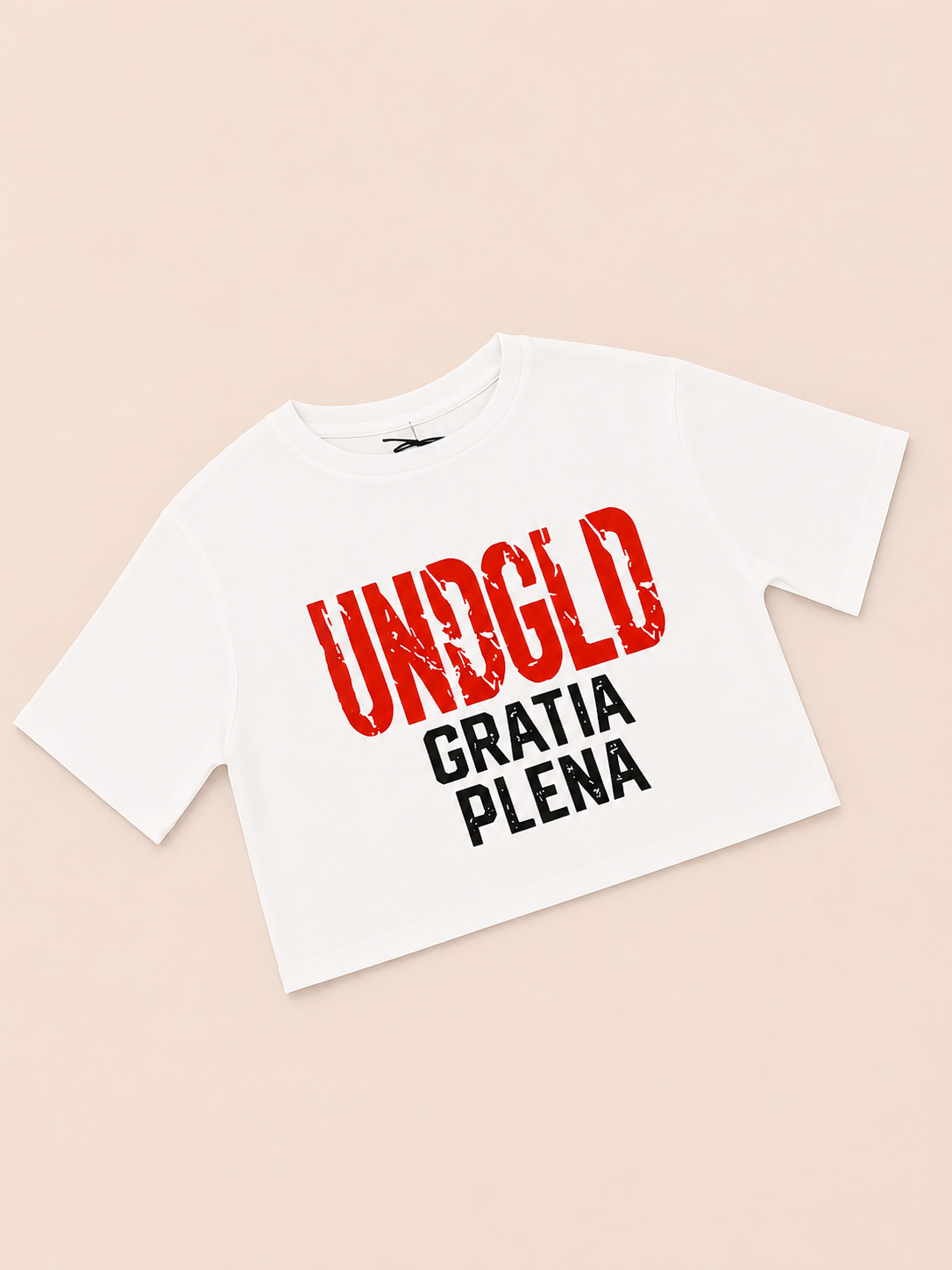 CAMISA UNDERGOLD BLANCA ROJA