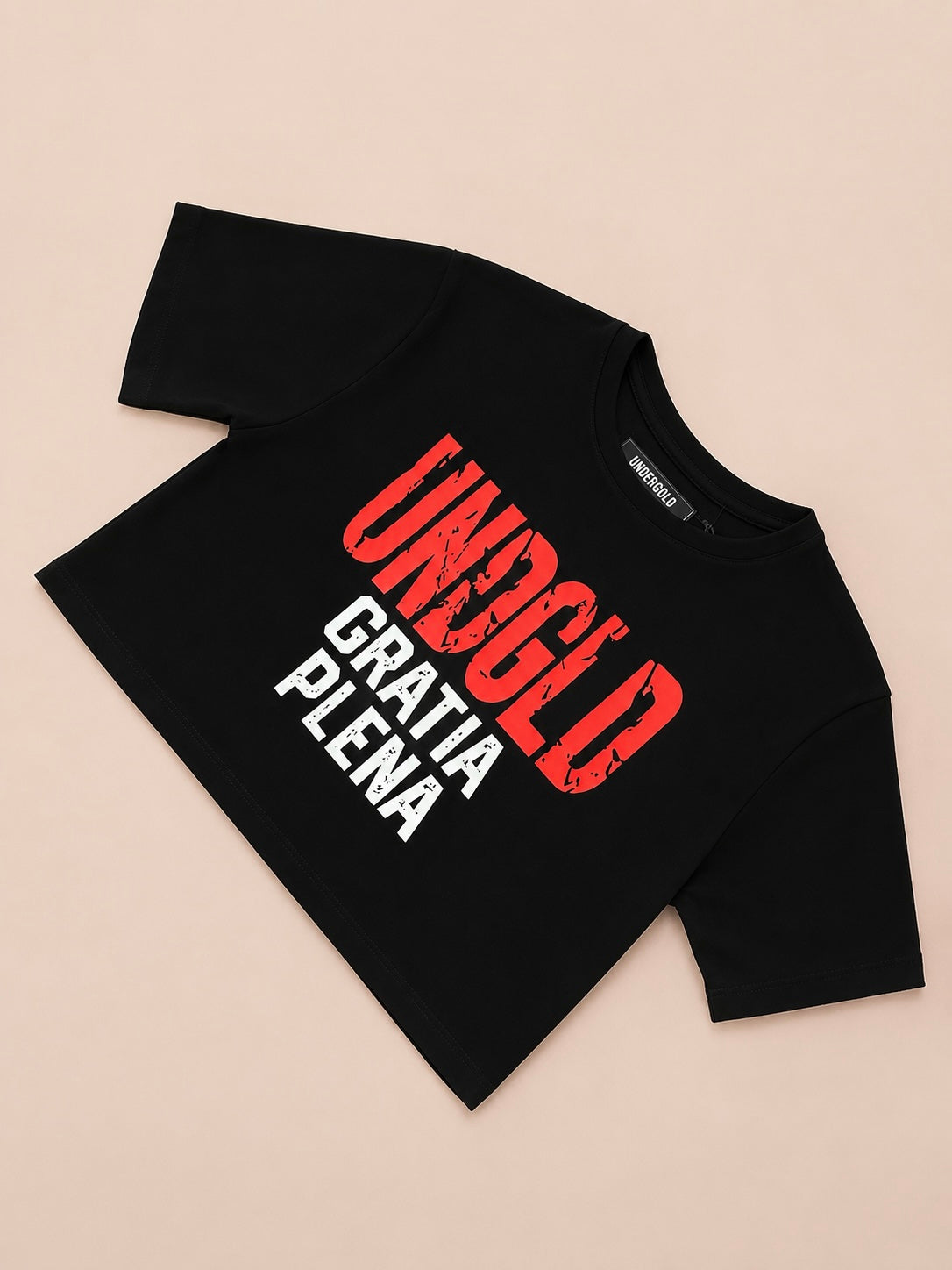CAMISA UNDERGOLD NEGRA ROJA