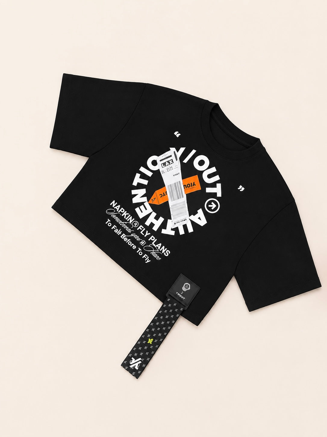 CAMISA Y/OUT NEGRA TIQUETE