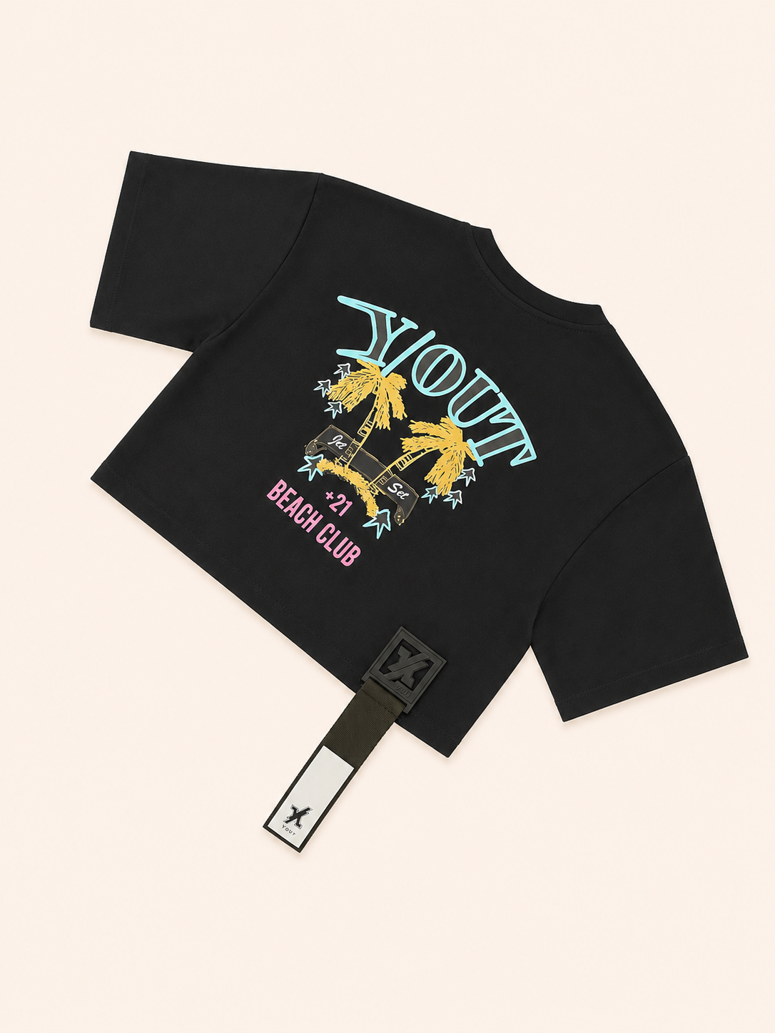 CAMISA Y/OUT NEGRA PALMERA