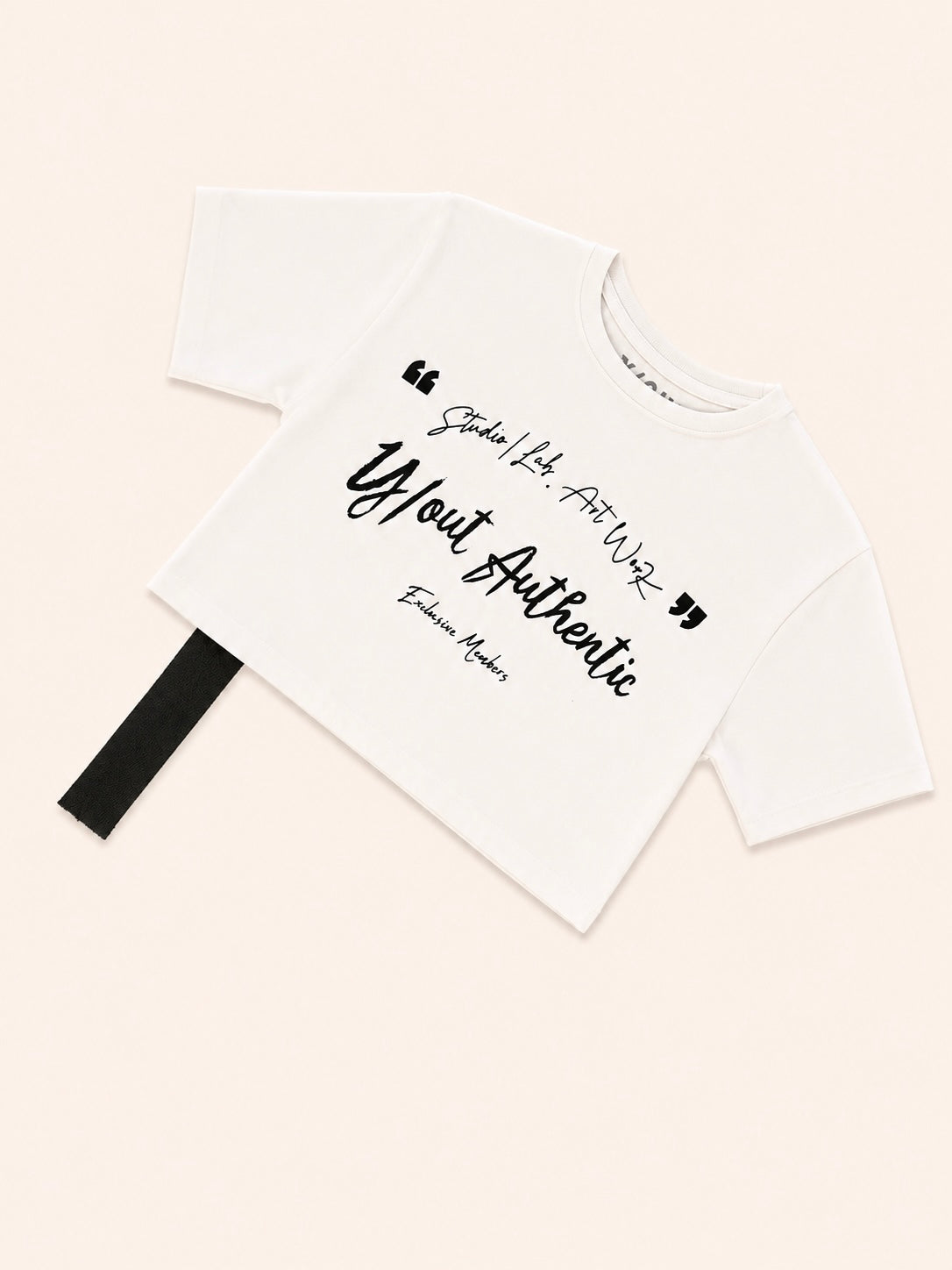 CAMISA Y/OUT BLANCA LETRAS