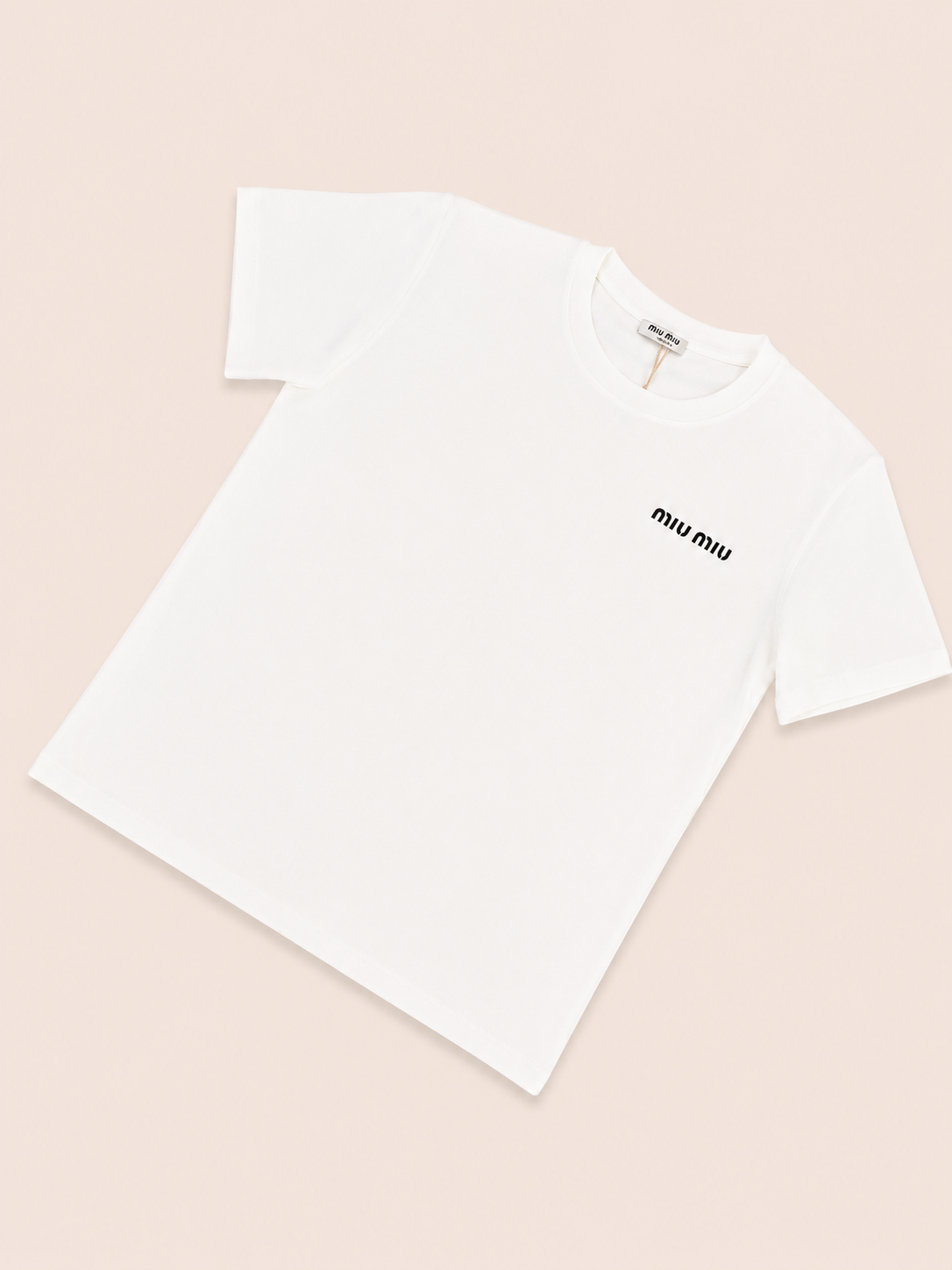 CAMISA MIU MIU LARGA BLANCA