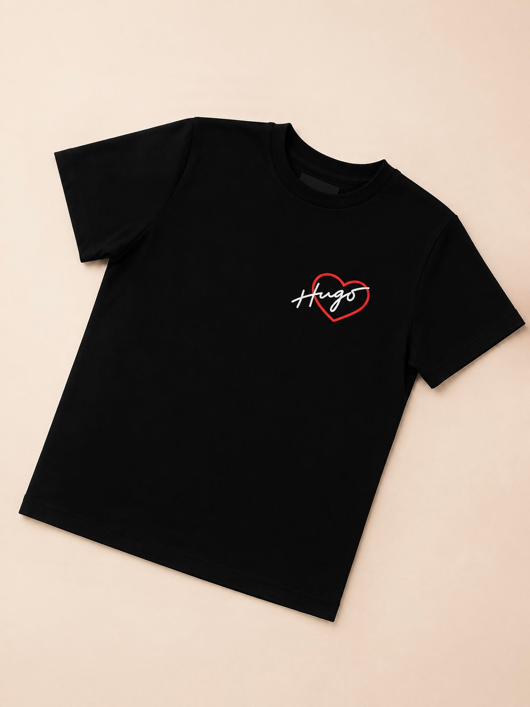 CAMISA HUGO BOSS LARGA NEGRA