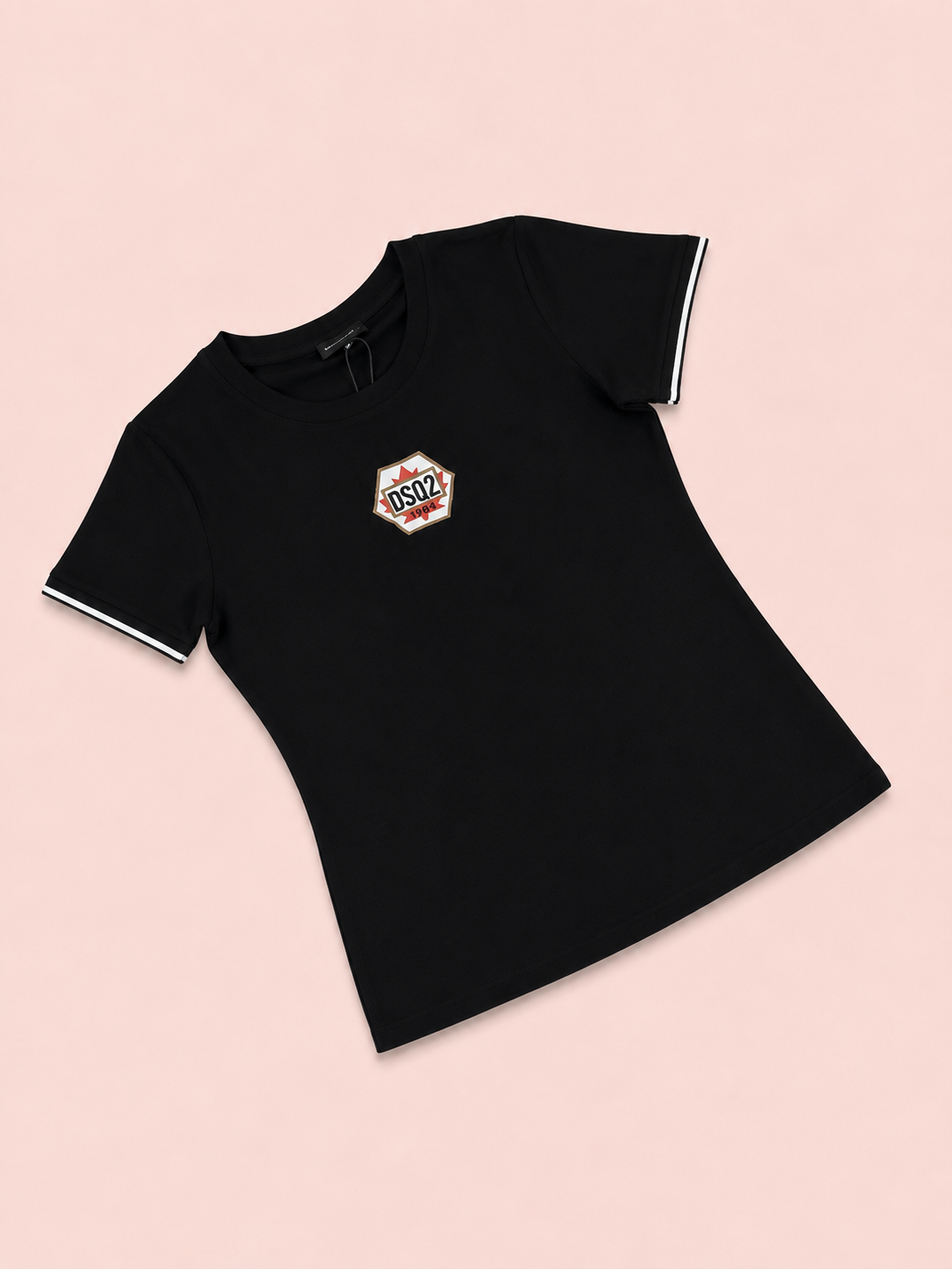 CAMISA DSQUARED LARGA NEGRA MATA
