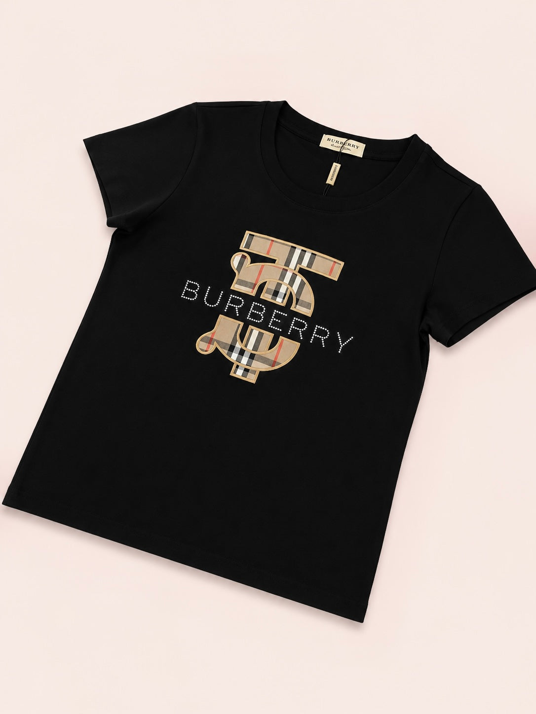 CAMISA BURBERRY LARGA NEGRA
