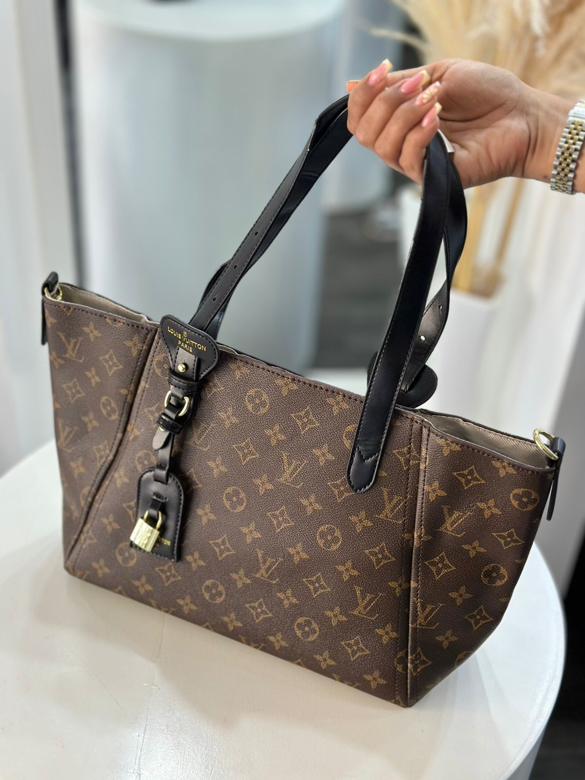 BOLSO DE MANO LV CAFÉ GRANDE