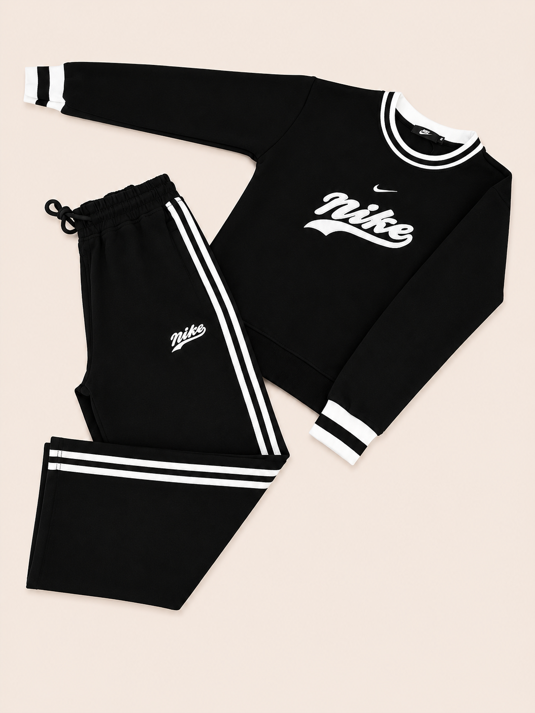CONJUNTO NIKE NEGRO BLANCO
