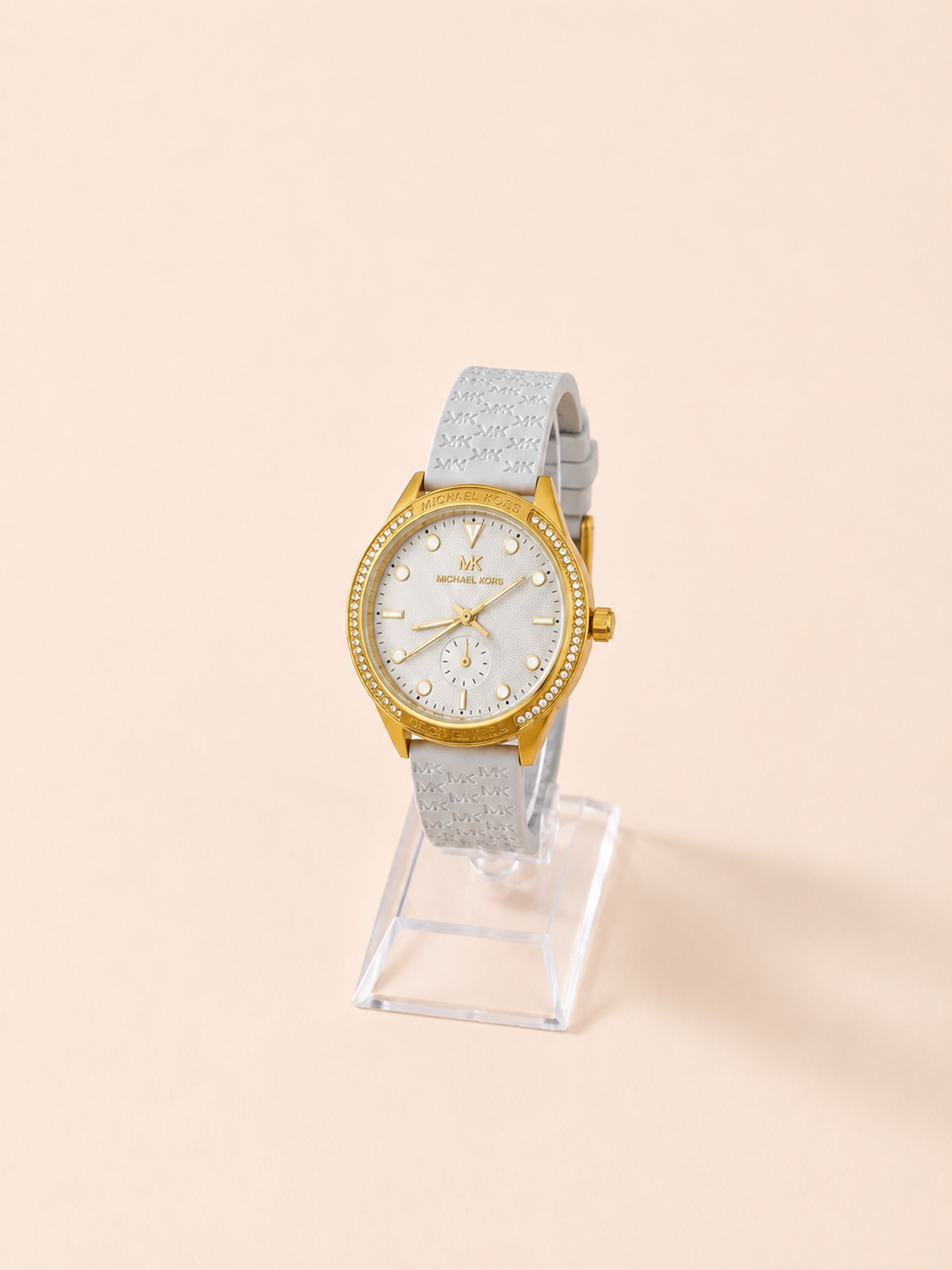 RELOJ MK GRIS