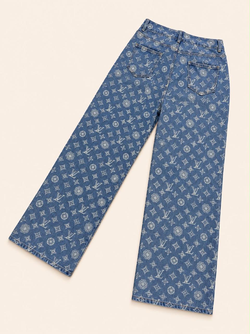 PANTALÓN LV OSCURO FLOR