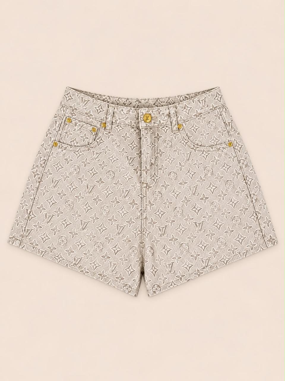 SHORT LV BEIGE