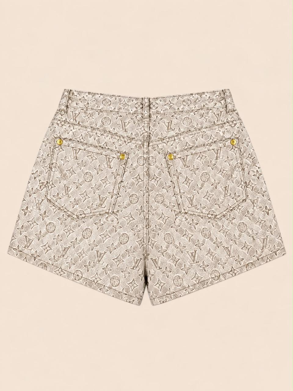 SHORT LV BEIGE
