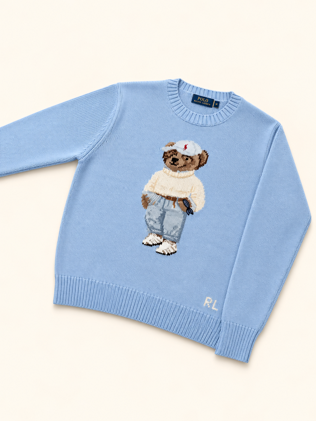BUZO POLO AZUL CLARO