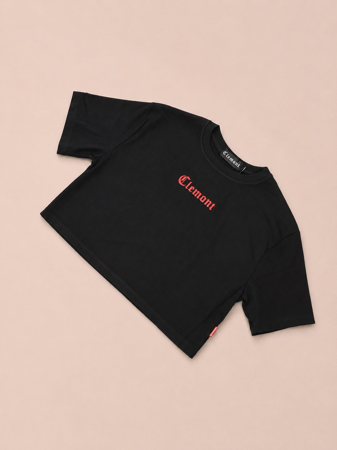 CAMISA CLEMONT NEGRA C ROJA
