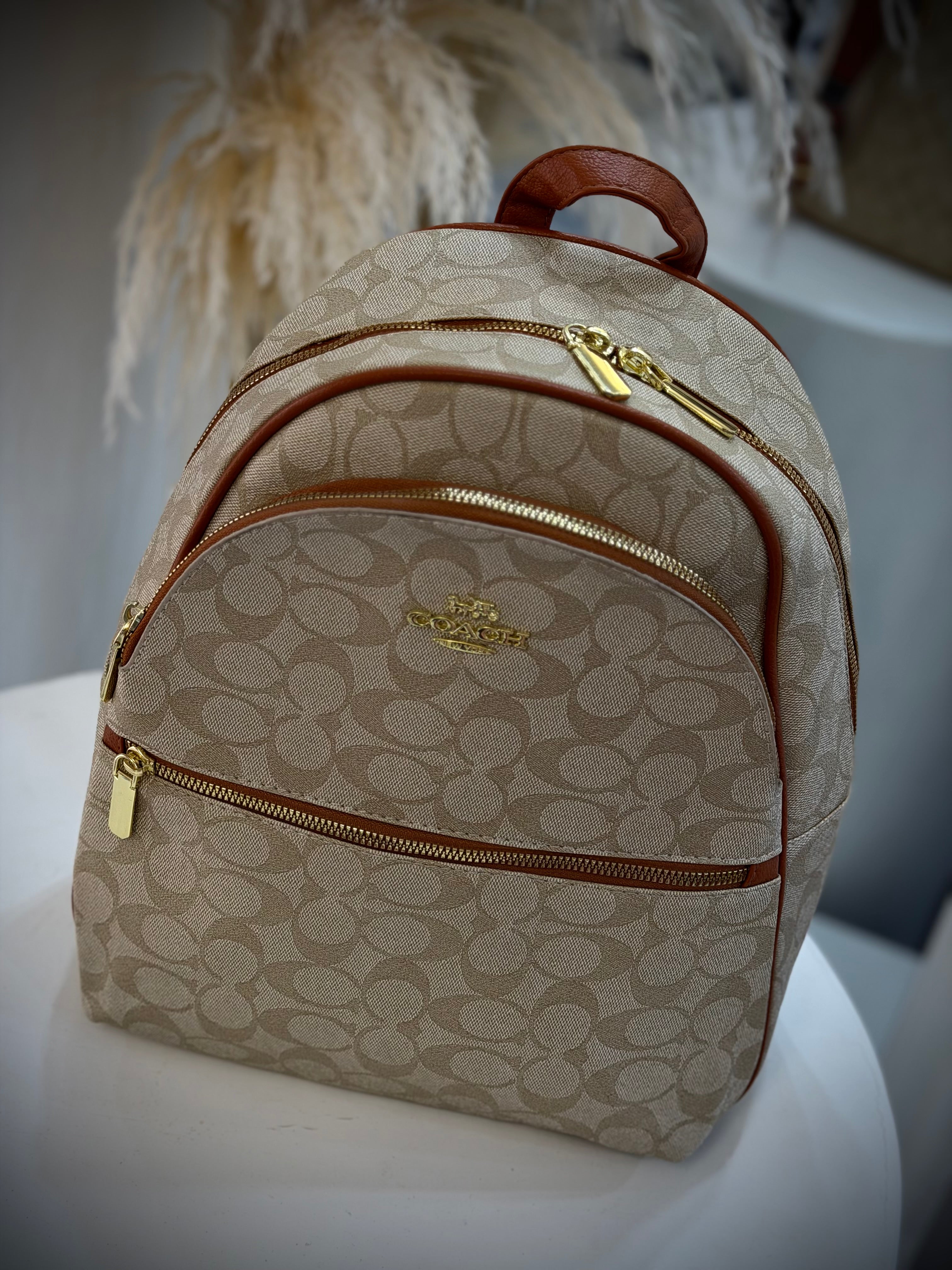 BOLSO COACH CAFE CLARO